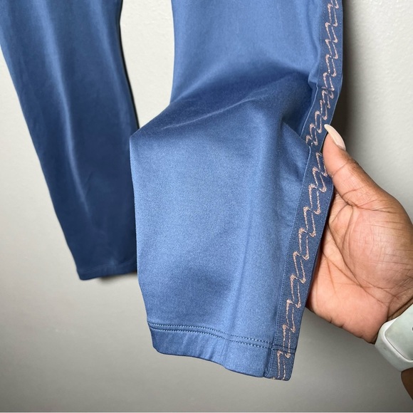 Nike One Women's Therma-FIT Diffused Blue HW 7/8 Leggings XXL Gym Winter Outdoor - Picture 4 of 14